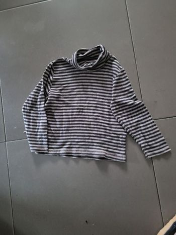 Sous pull vert baudet 2 ans