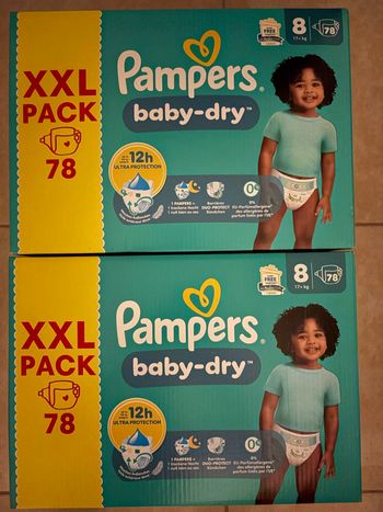 Couches Pampers Taille 8 Neuf 
