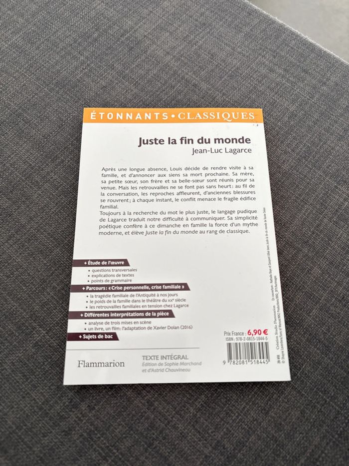 Juste la fin du Monde Jean-Luc Lagarce - photo numéro 2