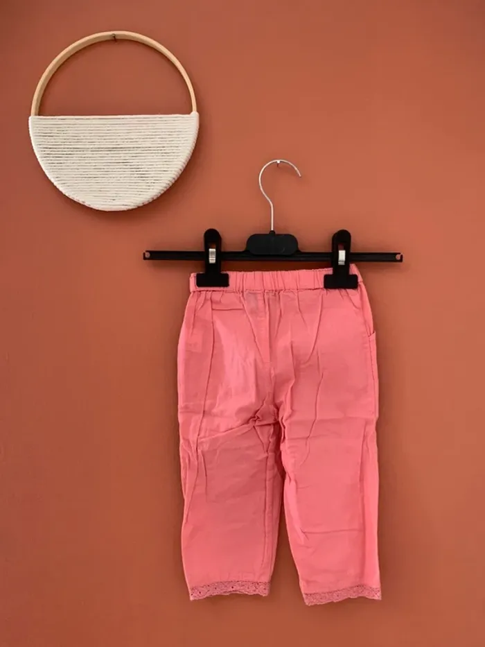 🌸 Pantalon léger fille – 12 mois– bout’chou - photo numéro 2