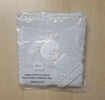 Sortie de bain bébé cape de bain serviette bebe cadeau naissance