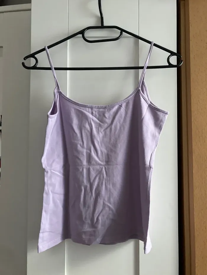 débardeur à fines bretelles mauve - photo numéro 3