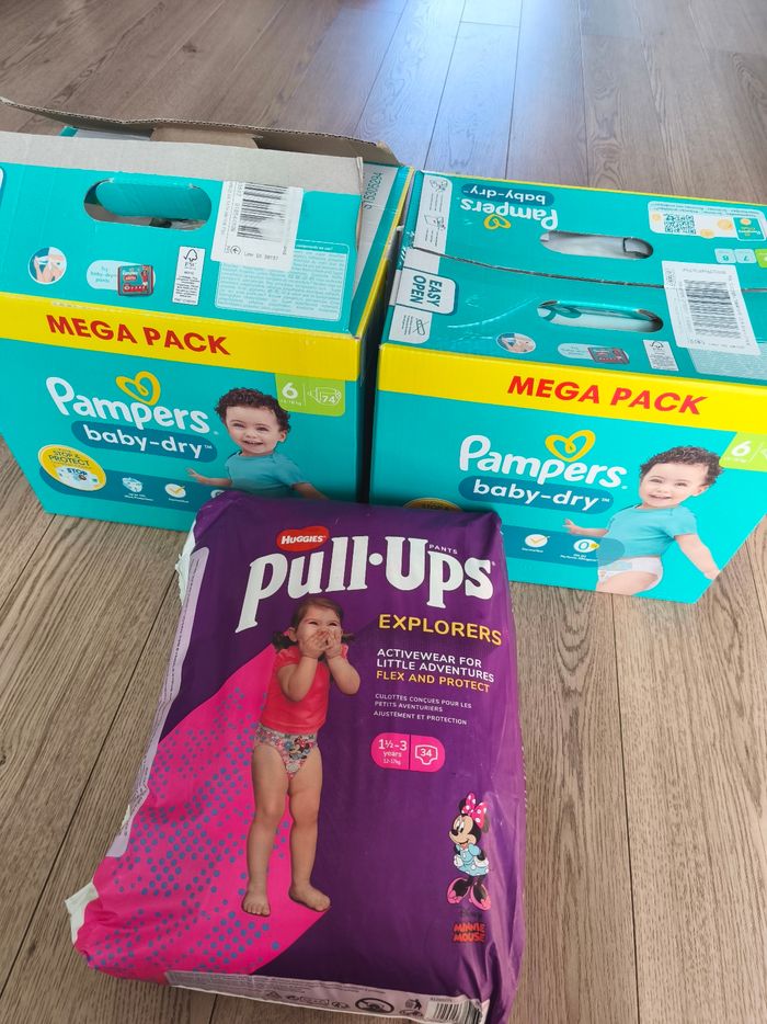 Couche Pampers taille 6