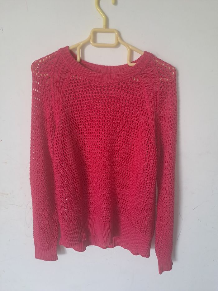 Pull ajouré Framboise Kiabi Taille S (36) - photo numéro 8