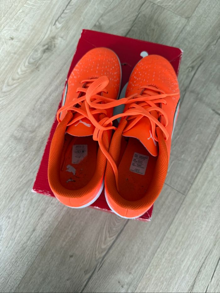 Chaussures de futsal / indoor orange mixte - Taille 38 - photo numéro 4