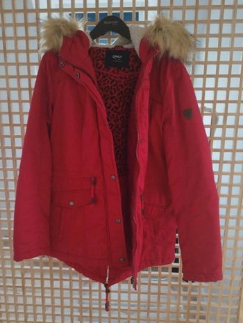 Manteau only rouge - taille L