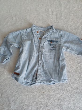 Chemise bleu 12 mois Gemo