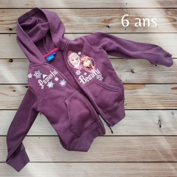 Veste zippée La Reine des neiges