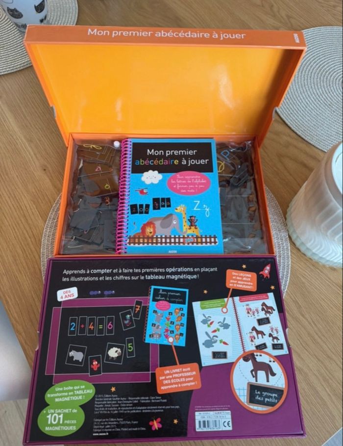 🎓 Lot éducatif Mon premier abécédaire à jouer + Ma première boîte à compter - photo numéro 4