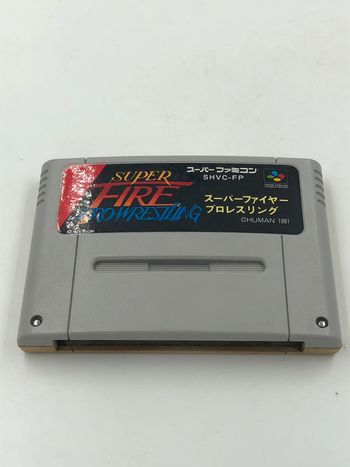 Jeu vidéo super fire Pro wrestling sur console Nintendo super famicom