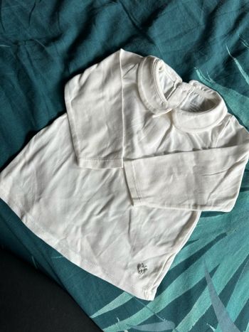 Tee Shirt Manches longues col Claudine