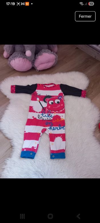 Très jolie combinaison taille 3 mois petit&béguin 