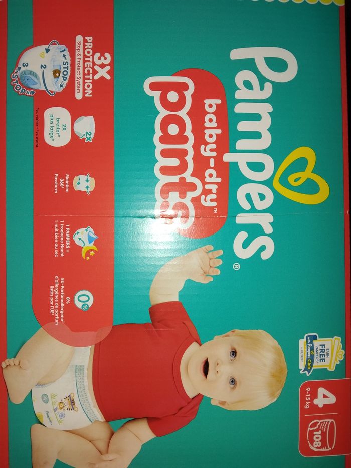 Couches pampers t 4