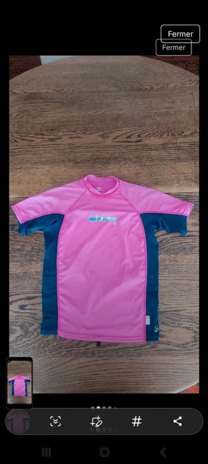 T-SHIRT protection 50+solaire O'neill UVB UVA - photo numéro 2