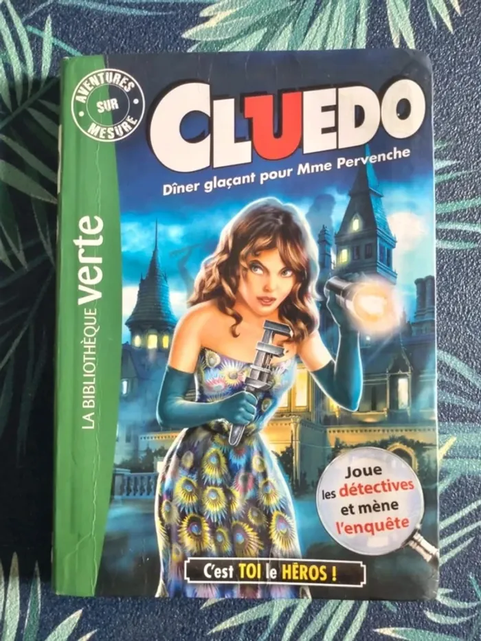 Livre enfant Cluedo C'est toi le héros !