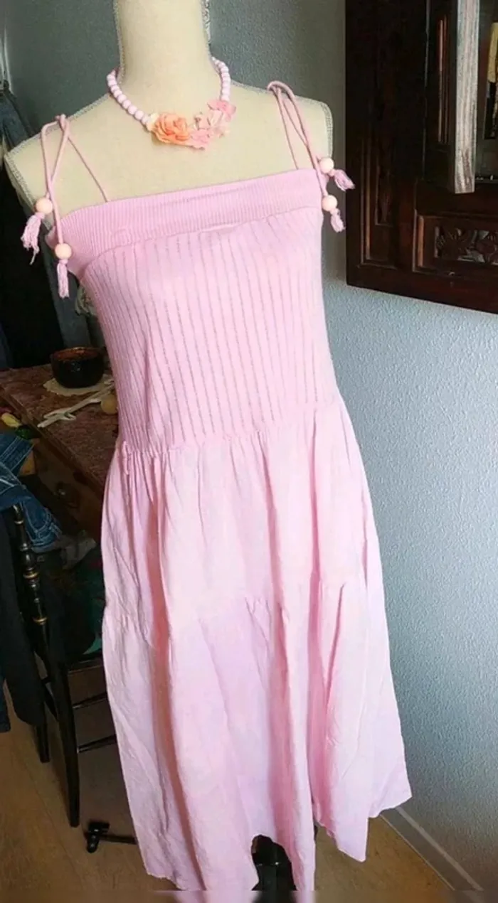 Robe rose vintage S - photo numéro 2