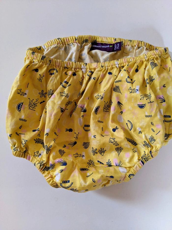 Ensemble 2 pièces Sergent major 12 mois 74 cm robe chic bloomer - photo numéro 6