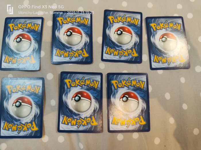 Lot de 7 carte énergie pokémon - photo numéro 2