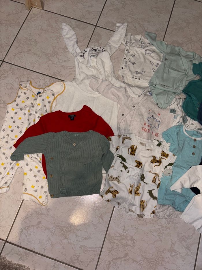 Lot habits bébé 1-3 mois