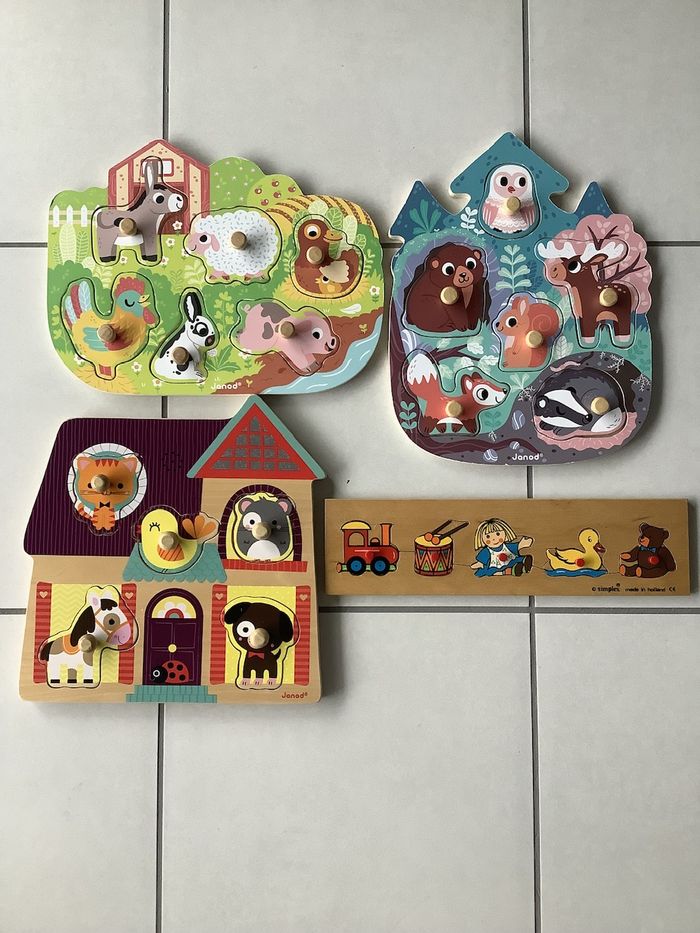 Lot de 5 puzzles - photo numéro 2