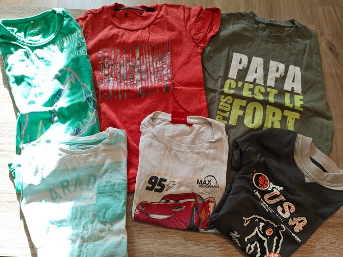 Lot de 6 t-shirts manches courtes