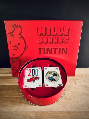 Jeu Mille Bornes Tintin - Edition Prestige Dujardin