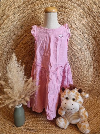Jolie robe rose libellule fille sergent major 5 ans