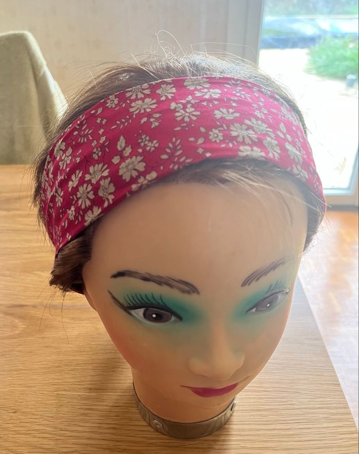 Head band en liberty accessoires pour cheveux vintage - photo numéro 8