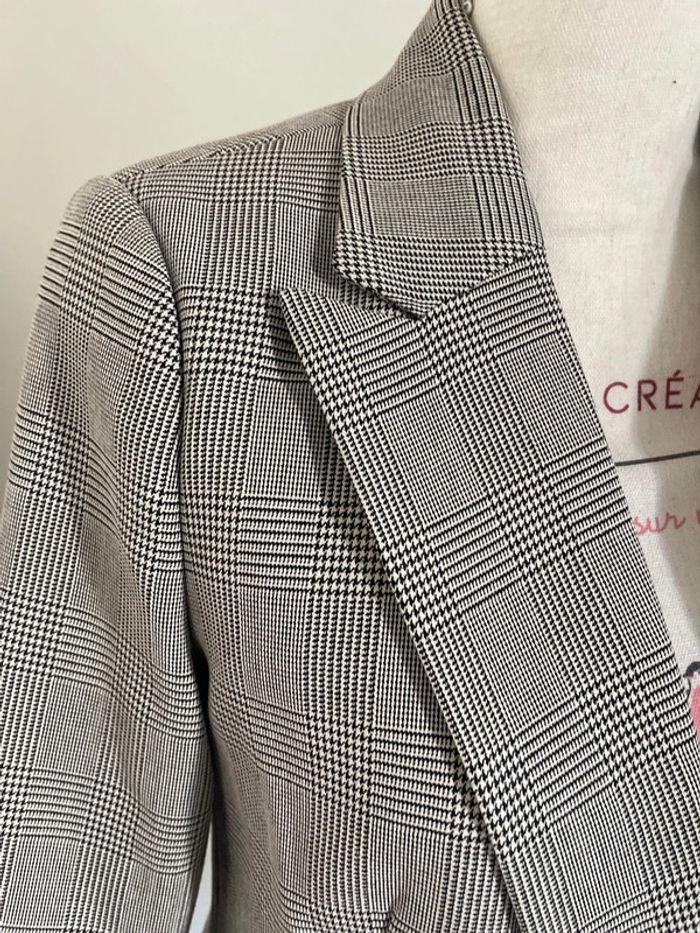 Blazer à carreaux Naf Naf neuf - photo numéro 3