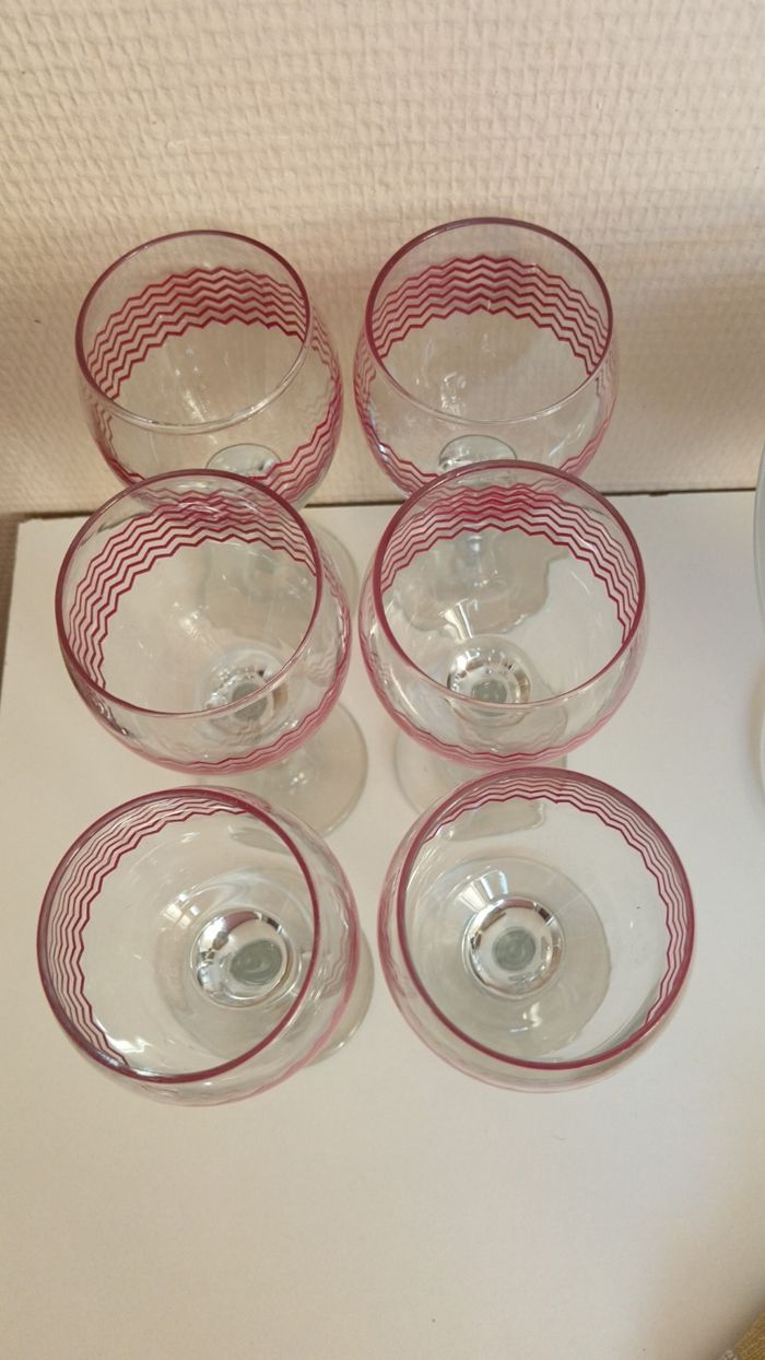 Lots 6 verre a pied - photo numéro 2