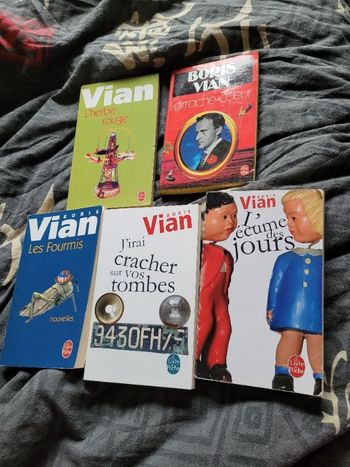 Livres de pocge Boris Vian