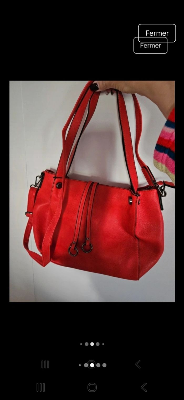 Sac rouge neuf Flora& Co - photo numéro 6