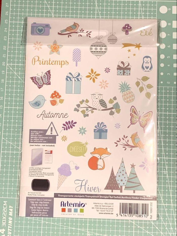 Set de Tampons clear silicone Artemio 4 saisons - photo numéro 2