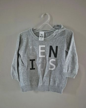 Pull 9-12 mois Très bon état coton