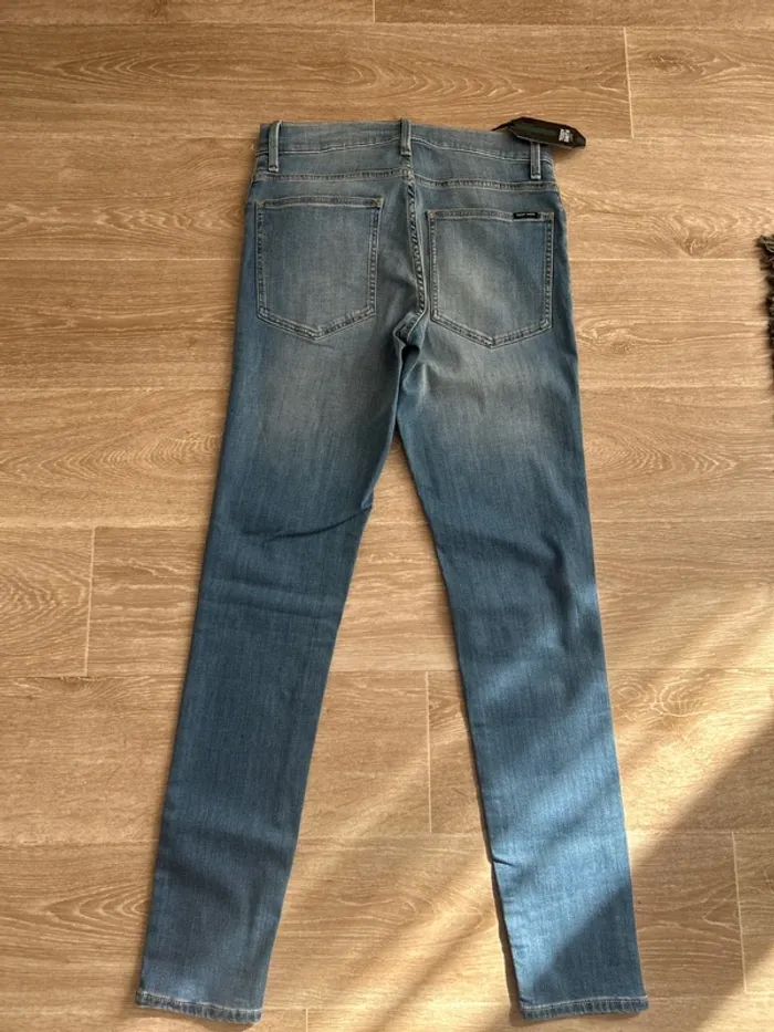 Jeans Teddy Smith bleu destroy 36-38 (S) - photo numéro 4