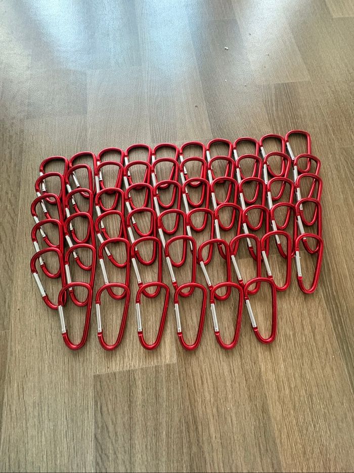 lot de 50 mousqueton