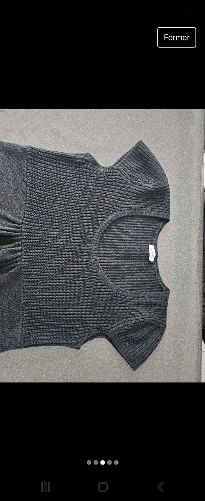 Robe noir en laine Pimkie - photo numéro 3