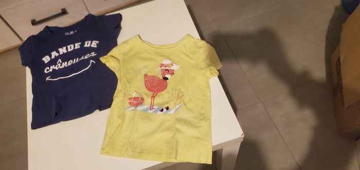 Lot de 9 T-shirts manches courtes 5 ans - photo numéro 3