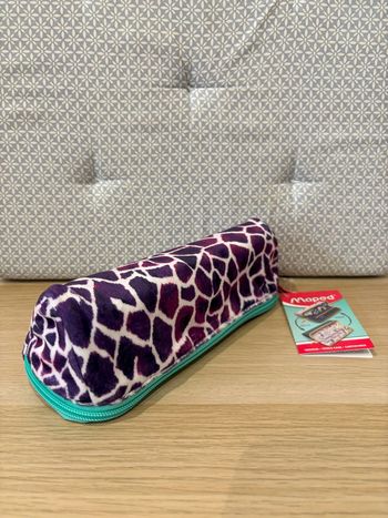 Trousse Réversible "Léopard Rose"