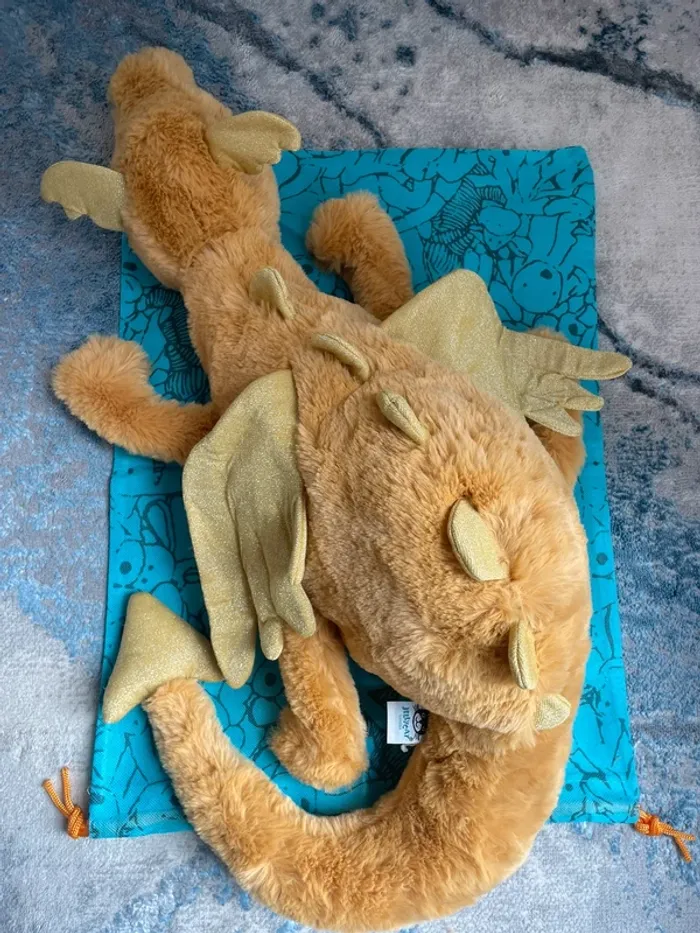 Peluche Jellycat Golden Dragon HUGE 🐉💛 - photo numéro 17