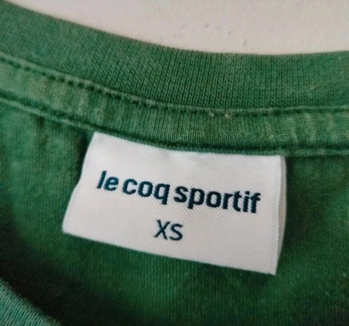 T-shirt vert Le 🐓 Coq Sportif XS - photo numéro 2