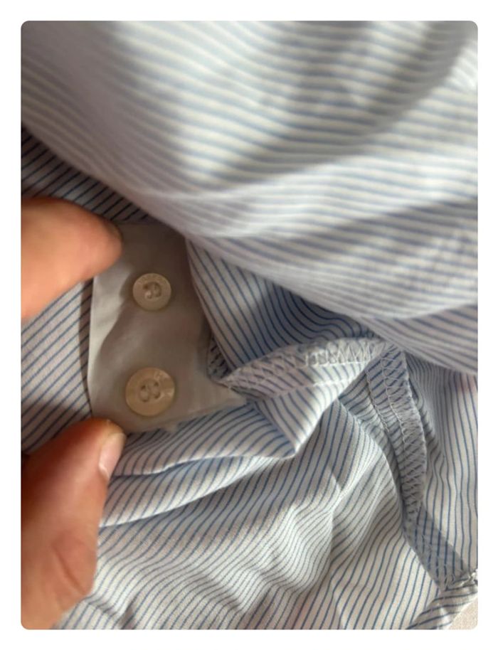 Chemise à rayures Thomas Burberry taille S/M - photo numéro 5