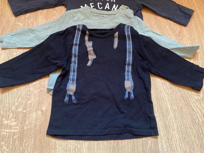 Lot t-shirt manches longues 12 mois - photo numéro 6