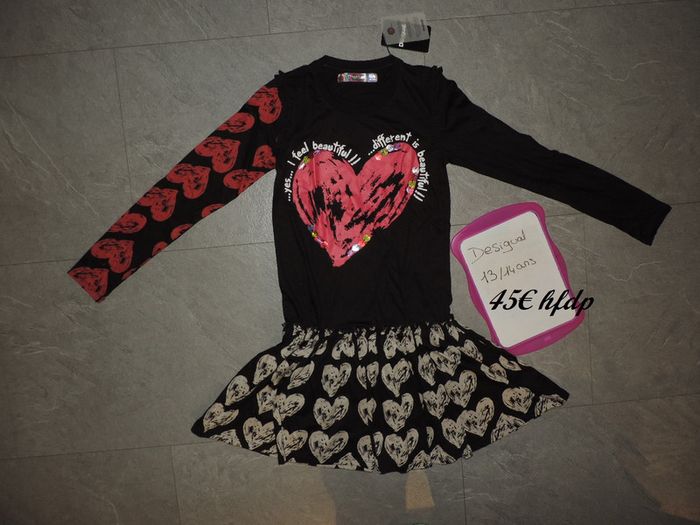 robe desigual taille 13/14 ans