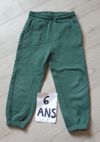 Pantalon jogging 6ans garçon vert gémo