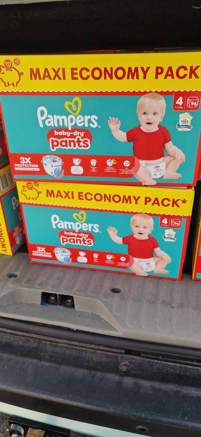 32 euro les 2 maxieconomy pack pampers pant taille 4
