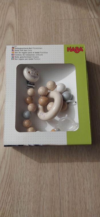 Porte tétine+ hochet