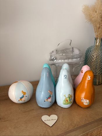 Jeu de quilles souples Pierre lapin