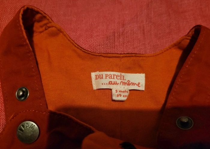 Adorable salopette girafe doublée 3 mois 59 cm + chaussettes offertes - photo numéro 7