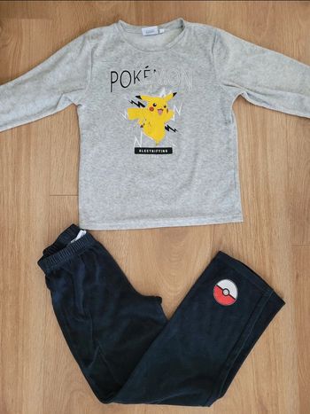 Pyjama velours Pokémon 10 ans